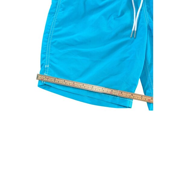 Nautica Mens S Swim Trunks Blue Quick-Dry Nylon Drawstring Elastic Waist - Picture 7 of 9